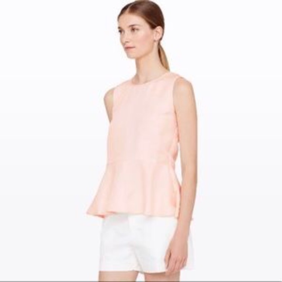 Club Monaco Seymour Peplum Top - Picture 2 of 7